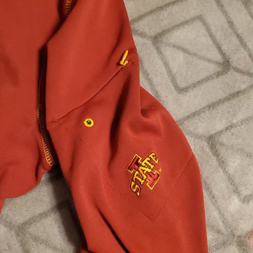 Iowa State Cyclones Football Nike Team Issued Hoodie ThermaFit - Picture 5 of 8
